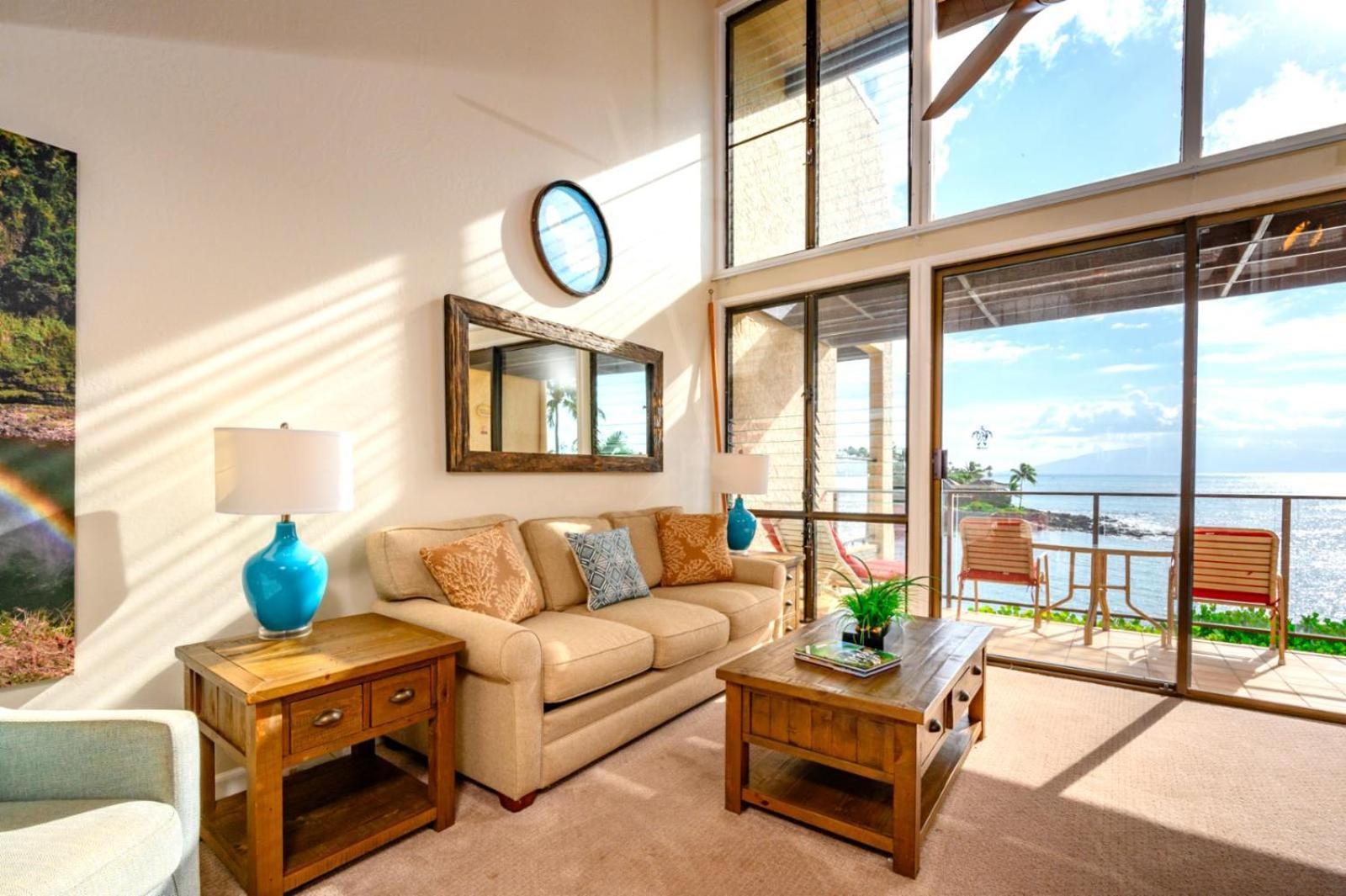 Kbm Resorts Free Car Napili Point Nap-C18 Ocean Front Spacious Villa Kapalua Buitenkant foto